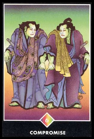 彩虹之六-妥協/奧修禪塔羅 Osho Zen Tarot