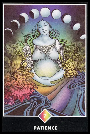彩虹之七－耐心／奧修禪塔羅 Osho Zen Tarot