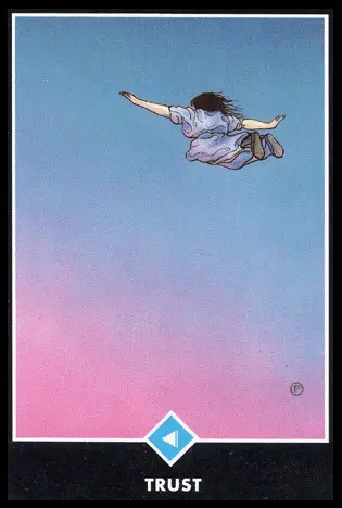 水之騎士-信任/奧修禪塔羅 Osho Zen Tarot