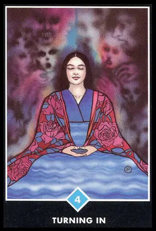 水之四:轉入內在/奧修禪卡 Osho Zen Tarot