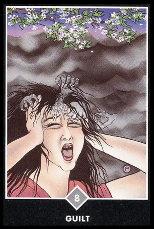 雲之八:罪惡感/奧修禪卡 Osho Zen Tarot