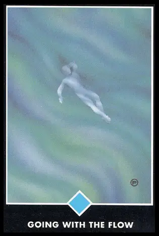 水之么－順著流走／奧修禪塔羅 Osho Zen Tarot