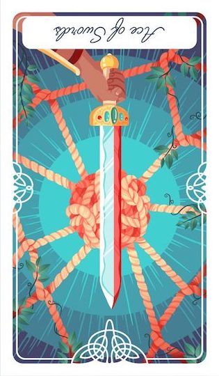 寶劍一:戈耳狄俄斯之結|Tarot of the Divine 神聖塔羅