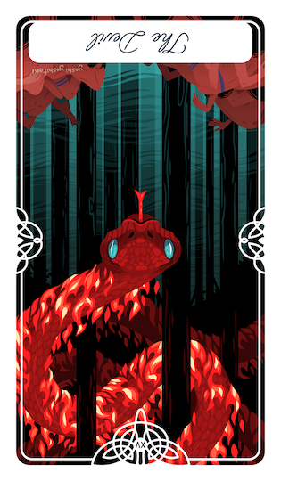 惡魔:火蛇 Boitata|Tarot of the Divine 神聖塔羅
