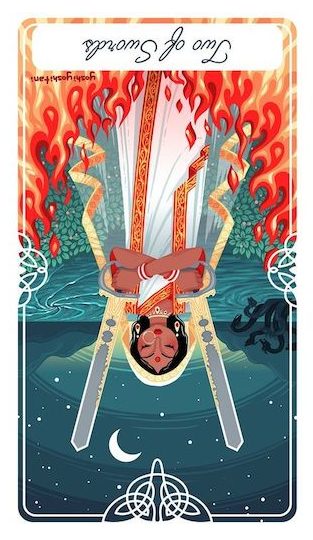 寶劍二：悉多 Sita｜Tarot of the Divine 神聖塔羅