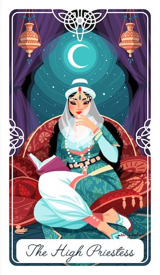 女祭司:一千零一夜 |Tarot of the Divine 神聖塔羅