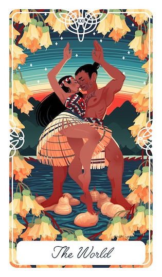 世界:海妮莫瓦和圖唐納凱|Tarot of the Divine 神聖塔羅