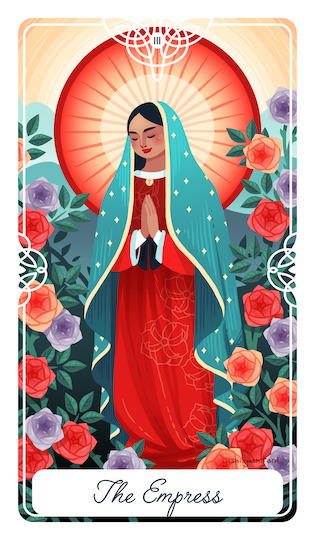 皇后：瓜達露佩聖母｜Tarot of the Divine 神聖塔羅