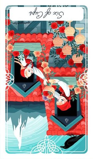 聖杯六:格蕾塔與凱|Tarot of the Divine 神聖塔羅