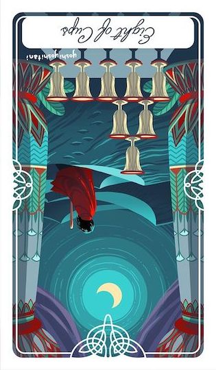 聖杯八:摩西|Tarot of the Divine 神聖塔羅