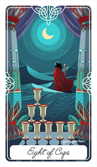 聖杯八:摩西|Tarot of the Divine 神聖塔羅