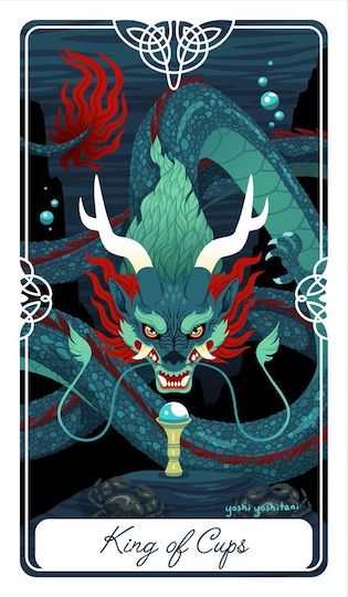 聖杯國王:撿到珍珠的男孩|Tarot of the Divine 神聖塔羅