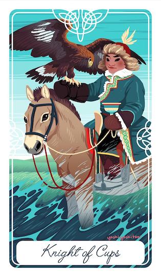 聖杯騎士:獵人海力布|Tarot of the Divine 神聖塔羅