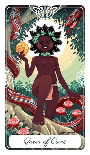 錢幣女王:女神瓦拉穆朗貢朱|Tarot of the Divine 神聖塔羅